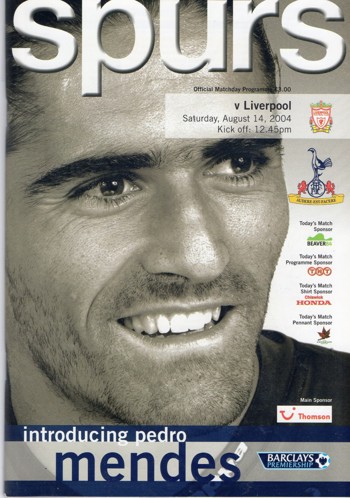 Match programme
